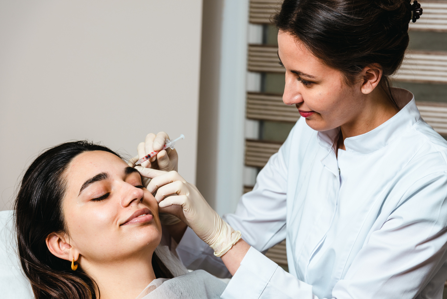 Botox injections to prevent facial wrinkles